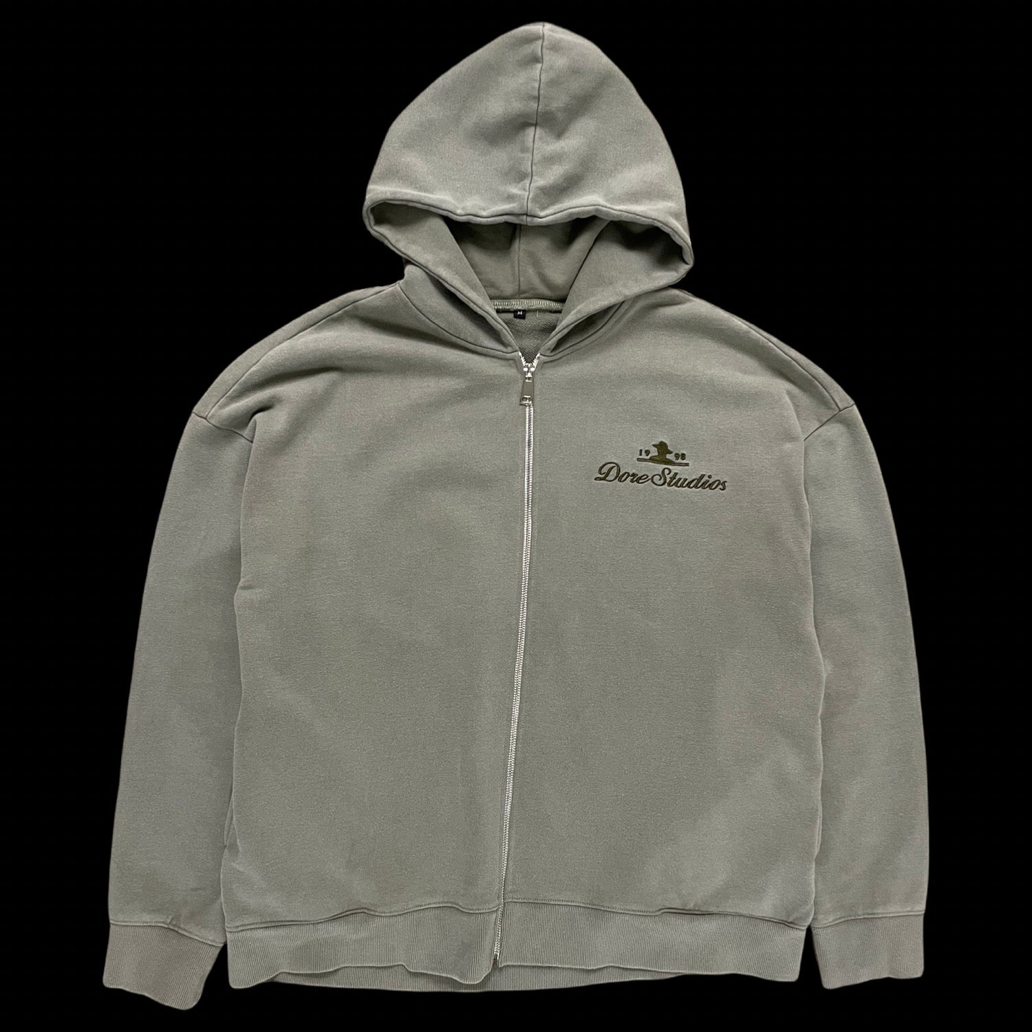 DON ZIP UP HOODIE PALE KHAKI