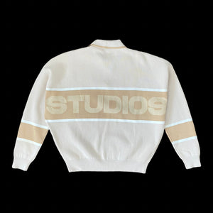 DORE KNIT POLO SWEATER OFFWHITE/PALE BEIGE