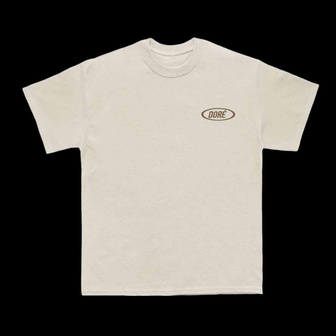 DS OVAL T-SHIRT LIGHT CREAM